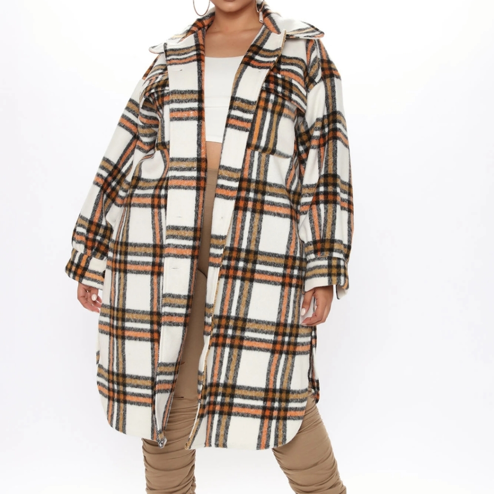 Fashion Nova oversized shacket jacket XL